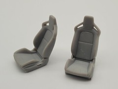 1/24 And 1/25 Recaro Sport seats for model cars (2 pac)
