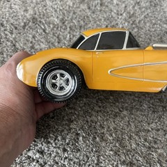 10” solid resin Gasser ‘57Corvette MODEL 57c-104 hot rod car Bronz Hand Painted