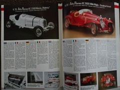 Pocher 1/8 car model catalogs: 1985, 1991, 1992, 1994, one undated & one recent
