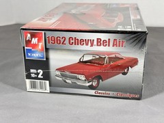 AMT 1/25 Scale Model Kit 1962 Chevy Bel Air Coupe SEALED Chevrolet Classic