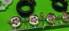 Revell 1/24 1969 Dodge Super Bee 440 Six Pack Chrome Centerline Rim Wheels Tire