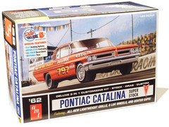 AMT 1962 Pontiac Catalina Super Stock 3-In-1 1:25 Scale Model Car Kit 1392