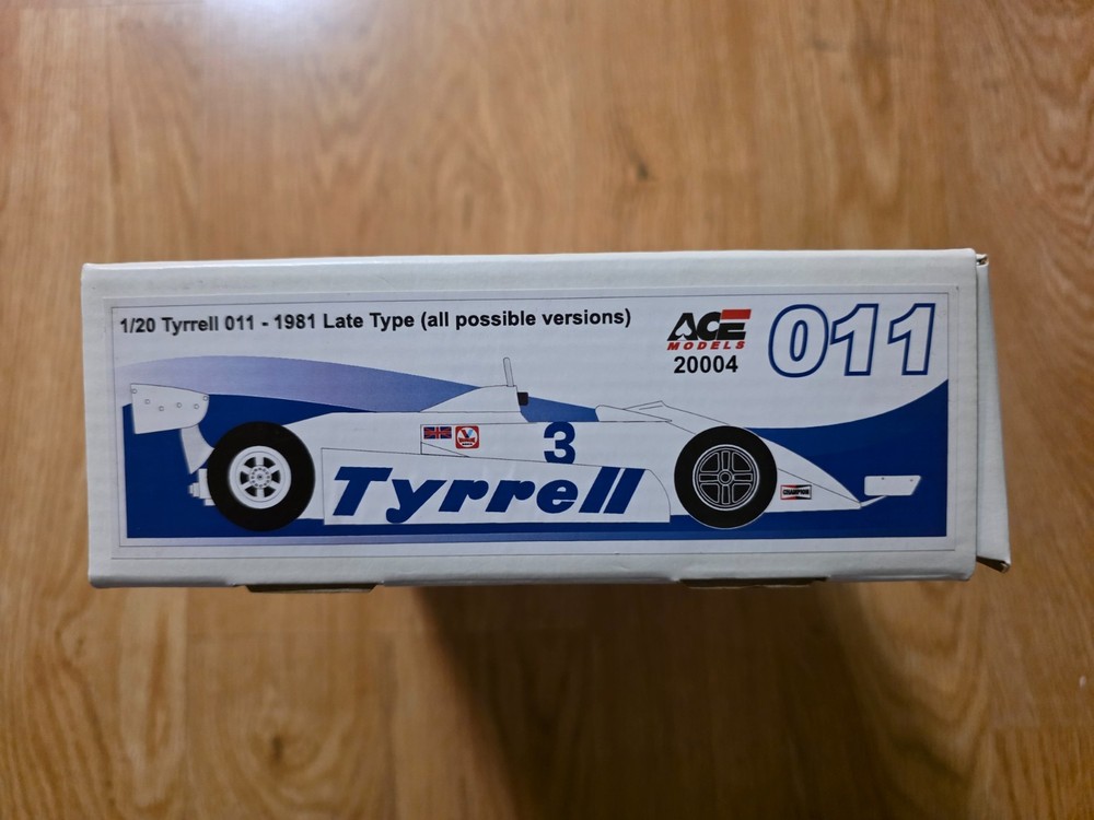 1/20 ACE Models Tyrrell 011 1981 Late Type Kit #20004 Kit #2