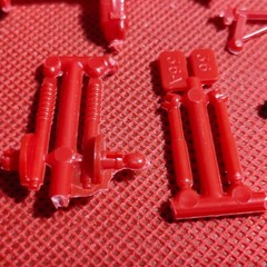 Chassis Parts Suspension ect Porsche 911 Cabrio 1:25 Scale Model Car Part Revell