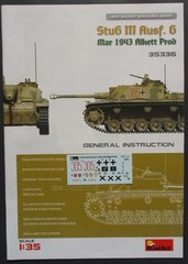 Miniart 1/35 Scale Stug III Ausf. G – Decals from kit No. 35336