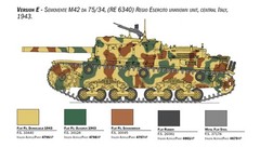 PLATZ/italeri 1/35 WWII Italian Self-Propelled Gun Semovente M42 da 75/34
