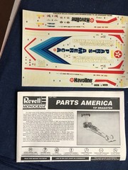 Revell Shelly Anderson Western Auto Top Fuel Dragster Kit#7651 Opened complete
