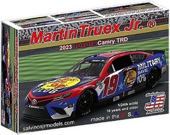 Salvinos Martin Truex Jr 2023 Toyota Camry TRD #19 Bass Pro – Plastic Model