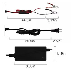 12-Volt 1 Amp SLA Battery Charger and Maintainer
