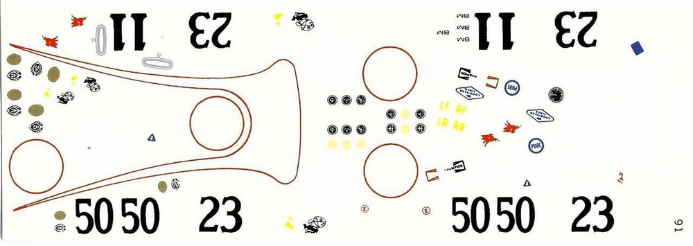 Fred Cady 91 1960-63 Scarab Mk II Meister Brau Team decal