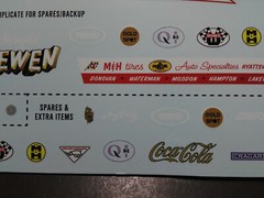 Mongoose Cuda 1969 Barracuda Funny Car 1/25 Tom McEwen Waterslide Decal Sheet