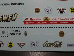 Mongoose Cuda 1969 Barracuda Funny Car 1/25 Tom McEwen Waterslide Decal Sheet