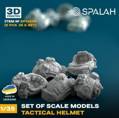 Tactical helmet 5 pcs Set of scale models 1/35 SPALAH 12635