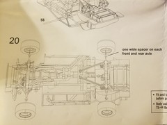 1977 Chevy Monte Carlo WHEEL SPACERS from Salvinos JR 1:25 Model Kit