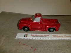 ORG. VINT. 1953 FORD PICKUP DEALERSHIP METAL 1/25 PROMO MODEL CAR BANK – NICE