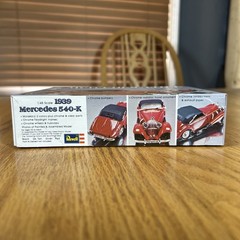 Vintage Revell 1939 Mercedes 540-K Model Kit 1/48 Scale