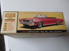 1965 Chrysler Imperial AMT Model car empty box