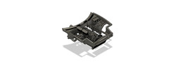 1/24 4 Rotor High Rise Intake and RX7 FD Engine Bay Transkit