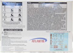 Atlantis Tom Daniel Engine Co. No. 1 Fire Iron Fire Truck 1:24 Model Kit M7530