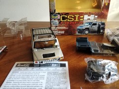 OPEN BOX – Revell CSI Miami Hummer H2 Model Kit Metal Body 1:25 Scale 85-1567