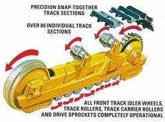 AMT Construction Bulldozer 1/25 Scale Model Kit [New Toy]