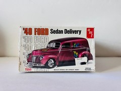Sealed Vintage AMT ‘40 Ford Sedan Delivery Stock Or Street Rod 1:25 Scale #T253