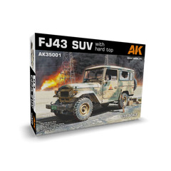AK Interactive 1/35 FJ43 SUV with Hardtop Plastic Model Kit