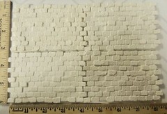 LOT of 225 red bricks 1;24 SCALE DIORAMA (EACH 1/2” x 1/4”x 1/8”)