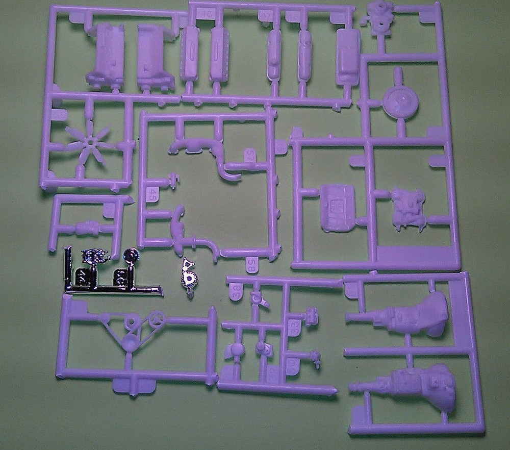 1968 Dodge Charger RT 1/25 440 magnum motor V8 engine model car part 68