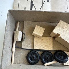 VINTAGE REDYCUT MIDGET RACE CAR 325 RACER WOOD MODEL IN BOX UNASSEMBLED