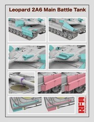 *US/CA Stock* RyeField Model RM 5065 RFM 1/35 Leopard 2A6 Main Battle Tank New