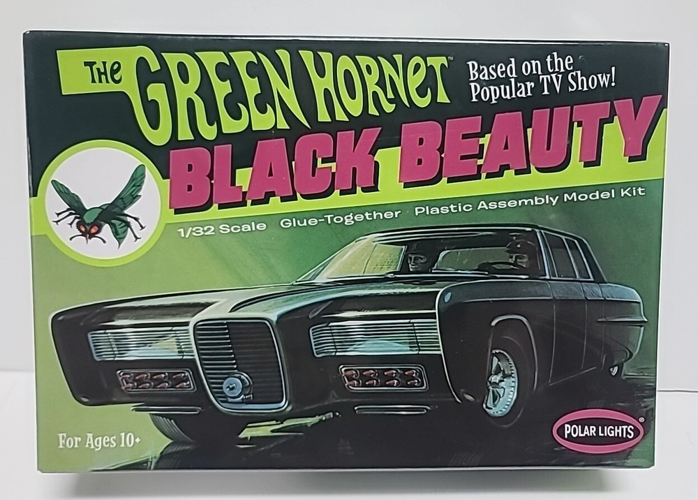 The Green Hornet Black Beauty Model Car Kit by Polar Lights Brand New 🔥