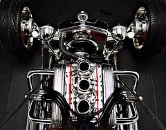 Race Car w/57Chevy Corvette Engine1957Custom Hot Rod Built55Metal Body Model1955