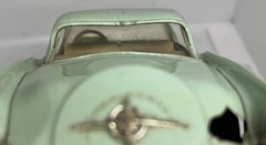 1956 A.M.T. FRICTION LINCOLN CONTINENTAL Mint Green PROMO CAR Metal Plastic Used
