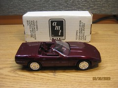 1993 Corvette Convert promo 1/25 scale, NEW IN BOX WITH ORIGINAL TISSUE & LABELS