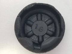 1940 Ford DETERIORATED TIRE from Diamond in the Rough AMT 1:25 Model Kit 1939