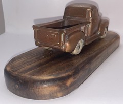 1948 GMC FC Pickup Promo 1/29 National Products Wood-base Mounted Bronze Award