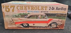 1957 Chevrolet 2 DR Hardtop 3 in 1 T-757-200 Kit Partially Assembled (2@342)