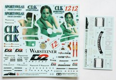 TAMIYA 1/24 Merceds CLK-GTR Team CLK Sportswear Full View #24206 scale model kit
