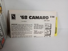 1968 Chevrolet Camaro Z-28 AMT 1:25 Model Kit 6559 Sealed Parts Bags