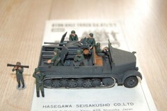 Hasegawa 1/72 Sd.Kfz 7 8 Ton Half Track with 20mm Quad Machine Gun