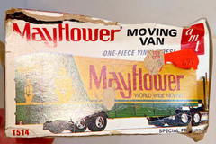 Vintage AMT Mayflower Moving Van Trailmobile 1/25 Model T514 Semi Trailer 1978