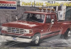 Monogram Ford F-350 Duallie Pickup Truck 1/24 Model Open Box Sealed Parts