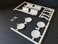 Diamond REO Truck Tractor FUEL TANKS with MOUNTS , STEPS for 1:25 AMT Model Kit