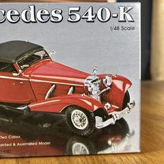 Vintage Revell 1939 Mercedes 540-K Model Kit 1/48 Scale