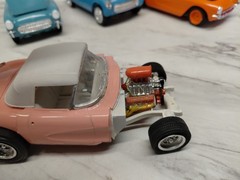 Model Junkyard/parts Plastic ,Nice Custom Car Lot Of 7 Chevy Corvette Cars