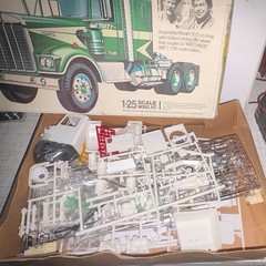 Matchbox Kenworth W925 1:25 Plastic Model Truck Kit Unassembled 1979 PK-6120