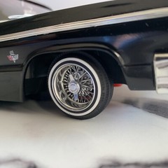 1:18 3d Printed 13″ TrueSpoke Wheel “520” Style Tire Setup. Car Not Included