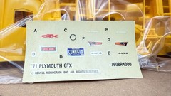 Revell Model Car Kit: 1/24 scale 1971 Plymouth GTX, Skill Level 2, #7608