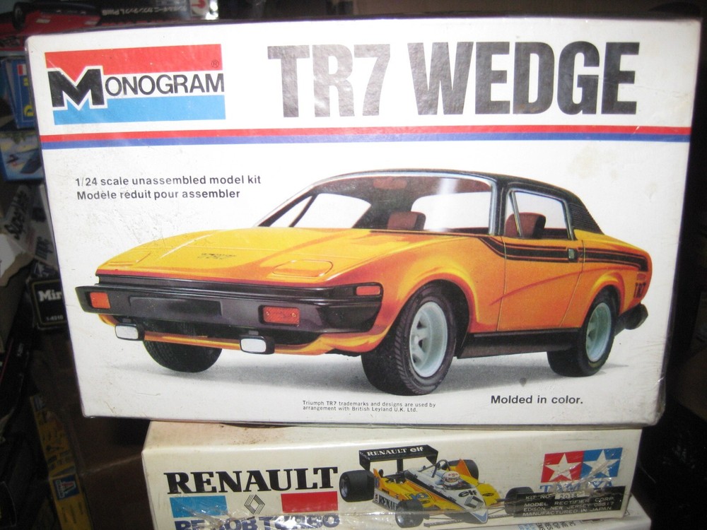 Sealed Triumph TR7 Wedge in 1/24 scale by Monogram from 1977